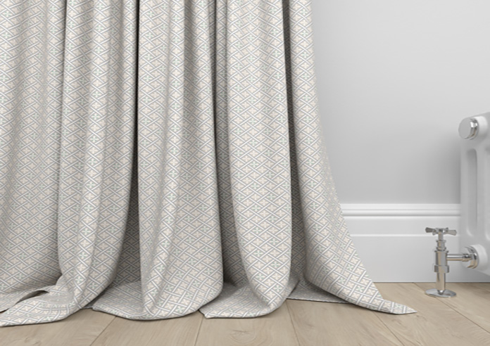 Rae Trellis, Wedgewood - Made to Measure Curtains - Image 6